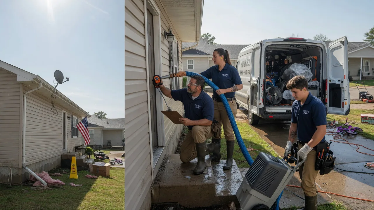 Ceiling Water Damage Restoration in Cresson, PA near me